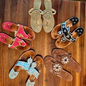 Lot of Classic Jack Rogers Sandals